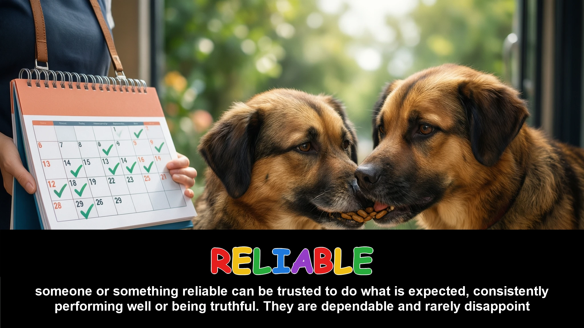 English Illustration for reliable